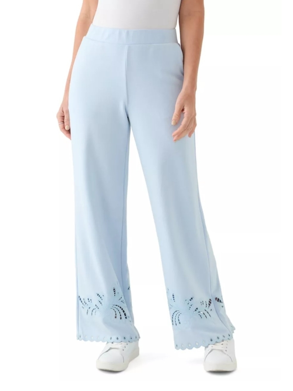 Philosophy NWT Light Blue Embroidered Pants